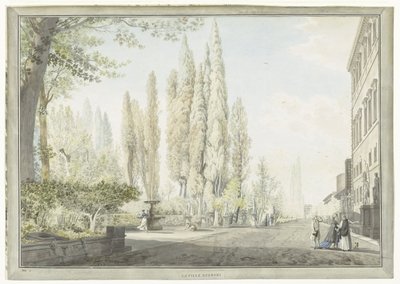 Vue de la Villa Montalto à Rome - Giovanni Volpato