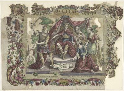 Le jugement de Salomon - Giovanni Volpato