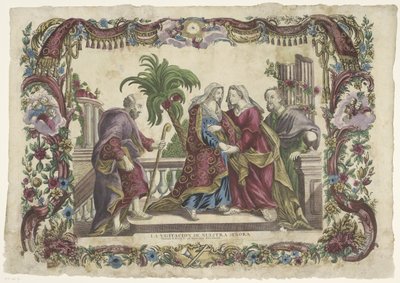 Visitation (La visitation de notre dame / Visitation B. Marie V. à sainte Élisabeth) - Giovanni Volpato