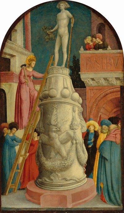 Sainte Apollonie détruit une idole païenne, vers 1442-1445 - Giovanni d