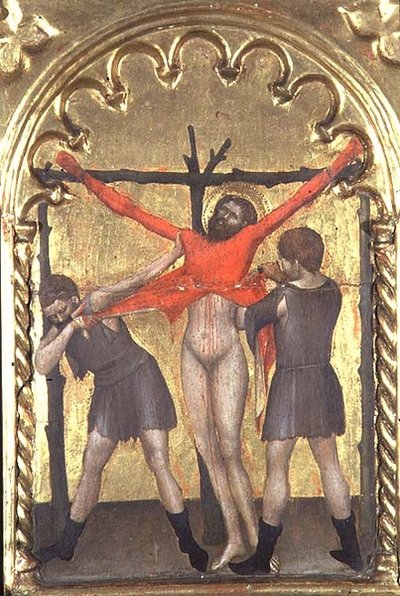 Christ en croix, détail du polyptyque de l