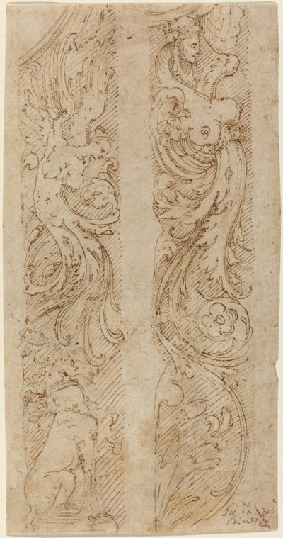 Décorations grotesques pour panneaux muraux - Giovanni da Udine
