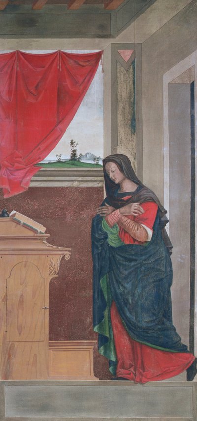 Vierge Annonciatrice, panneau d