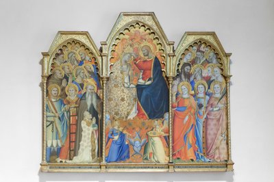Couronnement de la Vierge et des Saints - Giovanni del Biondo dal Casentino