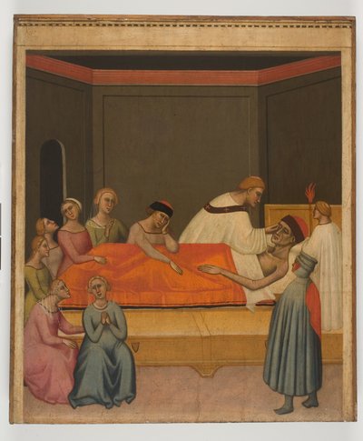 Extrême Onction, vers 1360 - Giovanni del Biondo dal Casentino