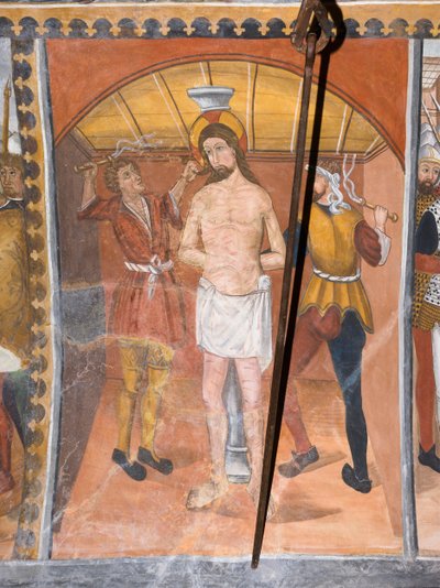 Histoires de la Passion du Christ : Jésus flagellé - Giovanni di Cherasco Botoneri