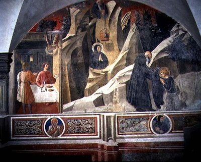 Saint Benoît Recevant du Pain et un Manteau de l