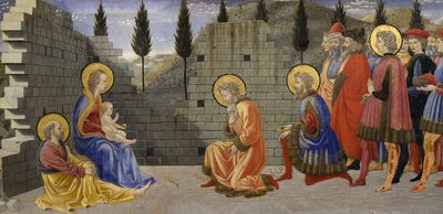Adoration des Mages (détail) - Giovanni di Francesco