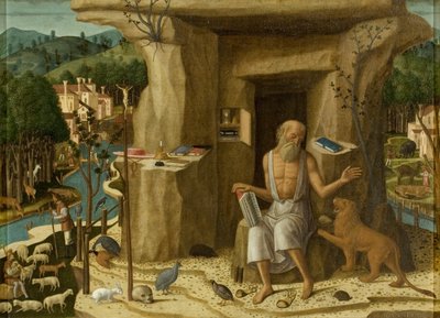 Saint Jérôme dans un paysage - Giovanni di Niccolo Mansueti