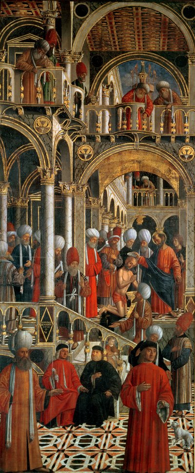 Le Baptême de Saint Anianus par Saint Marc, c.1524 - Giovanni di Niccolo Mansueti