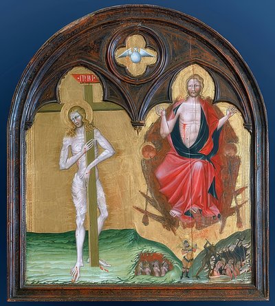 Le Christ souffrant et triomphant - Giovanni di Paolo