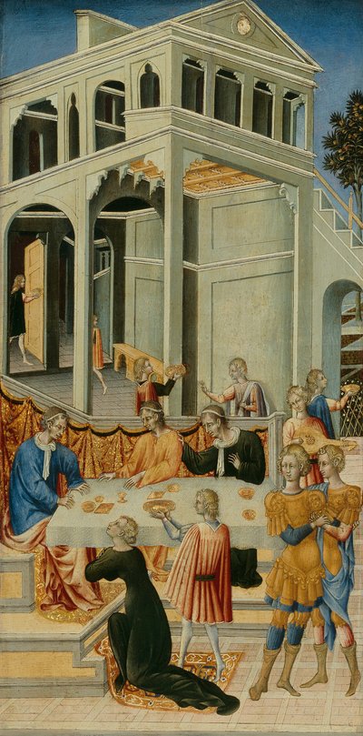 Salomé demandant à Hérode la tête de saint Jean-Baptiste - Giovanni di Paolo