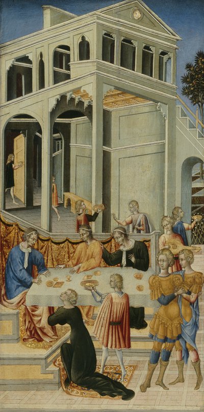 Salomé demandant à Hérode la tête de Saint Jean-Baptiste - Giovanni di Paolo