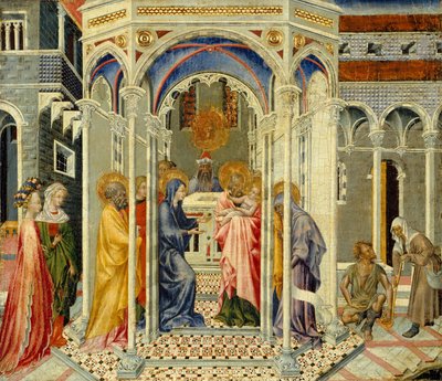 La Présentation du Christ au Temple - Giovanni di Paolo