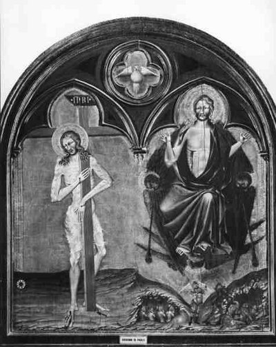 Christ souffrant et Christ triomphant - Giovanni di Paolo di Grazia