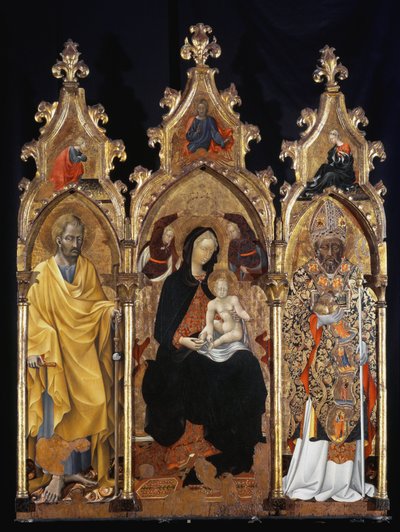 Triptyque de Saint Nicolas (San Niccolo) - Giovanni di Paolo di Grazia