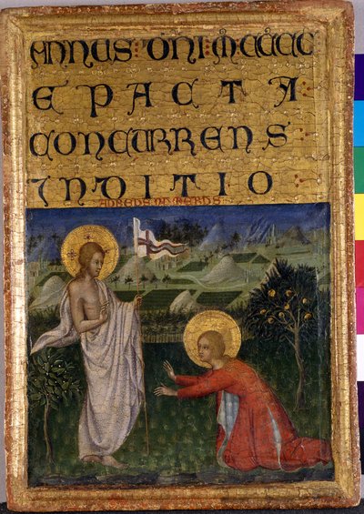 Noli me tangere, v.1450 - Giovanni di Paolo di Grazia