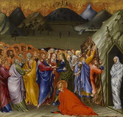 La Résurrection de Lazare, 1426 - Giovanni di Paolo di Grazia