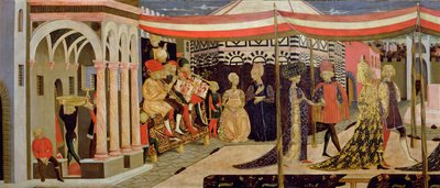 Frontal du Cassone Adimari (détail) - Giovanni di Ser Giovanni