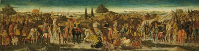 Scène de bataille, du devant d