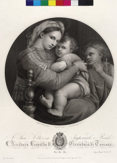 Marie avec enfant - Madonna della Sedia - Giovita Garavaglia