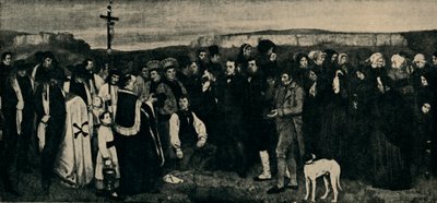 Funérailles à Ornans, c1850, 1935 - Giraudon