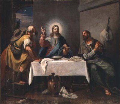 Le Souper à Emmaüs - Girolamo Brusaferro