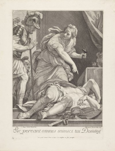 Jaël montre à Barak Sisera tué - Girolamo Ferroni