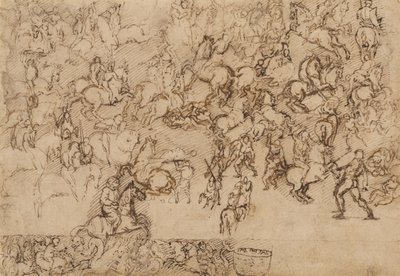 Scène de combat - Girolamo Genga