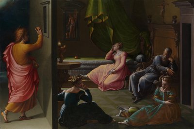 La charité de Saint Nicolas de Bari, vers 1555 - Girolamo Macchietti