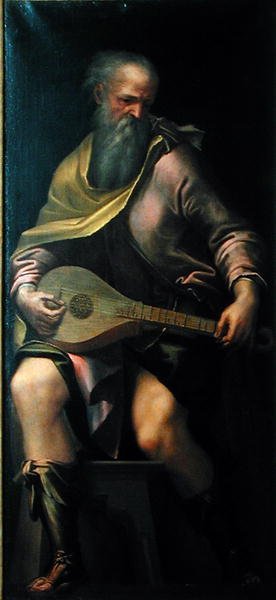 Joueur de luth, c.1562 - Girolamo Mazzola Bedoli