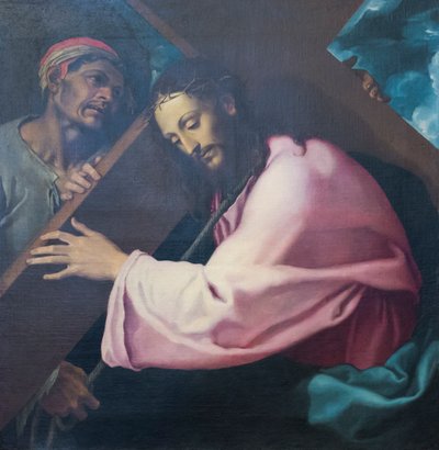Le Christ portant la croix - Girolamo Muziano