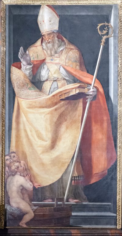 Saint Nicolas et les trois enfants - Girolamo Muziano