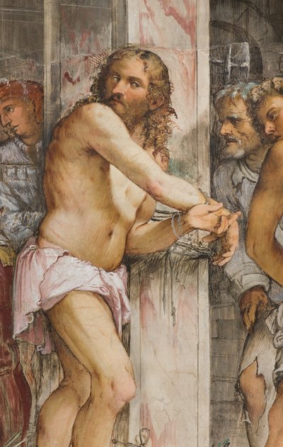 Avenue centrale, Cinquième travée sud, Flagellation du Christ, Jérôme Romanino - Girolamo Romanino