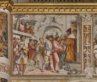 Nef centrale, Cinquième travée sud, Christ devant Pilate - Girolamo Romanino