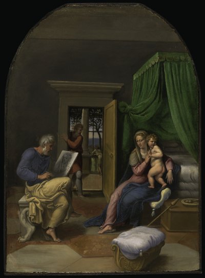 Saint Luc dessinant la Vierge et l