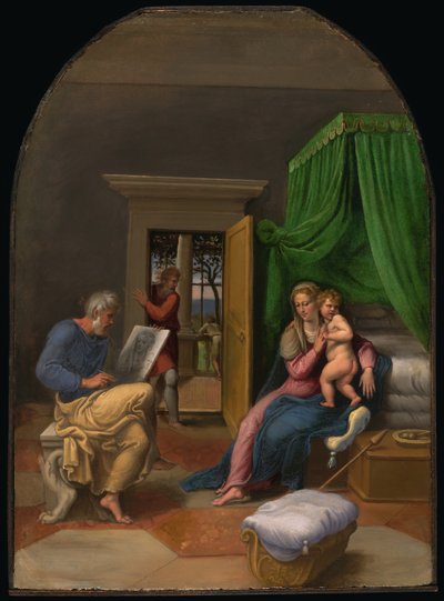 Saint Luc dessinant la Vierge et l