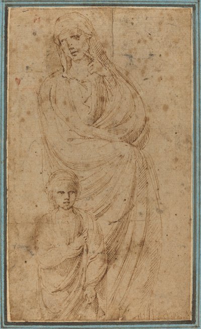 Deux figures - Girolamo da Carpi