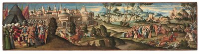 Scènes de Orlando Furioso - Girolamo da Santacroce