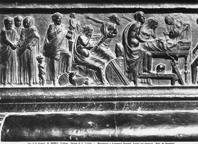 Relief du Monument à Francesco Sassetti, Santa Trinita, Florence, vers 1472-1516 - Giuliano Giamberti da Sangallo
