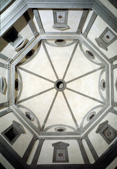 Vue de la sacristie octogonale construite sur un projet de Giuliano da Sangallo - Giuliano Giamberti da Sangallo
