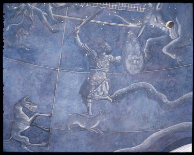 Le chemin du Soleil à travers les étoiles dans la nuit du 4 juillet 1442 (détail d
