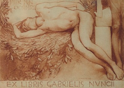 Carte Ex Libris pour Gabriel d