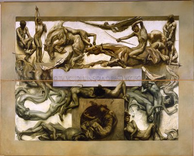 Le Ténèbre du cycle Le poème de la Vie Humaine, 1907 - Giulio Aristide Sartorio