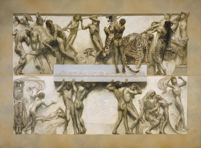 Amour, du Cycle de la Vie Humaine - Giulio Aristide Sartorio