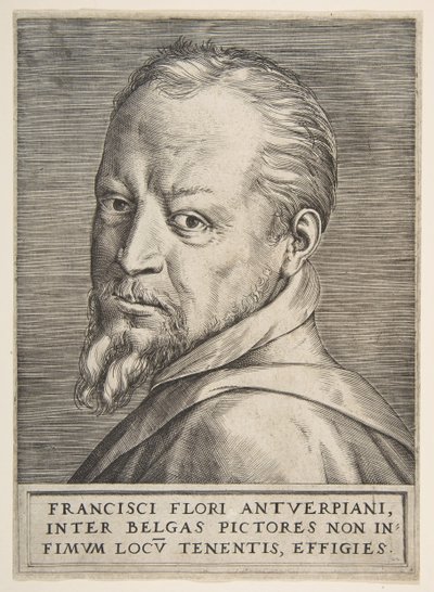 Portrait en buste de Frans Floris - Giulio Bonasone