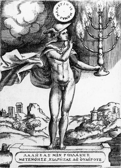 Hermès, 1555 (gravure) - Giulio Bonasone