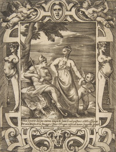 Jupiter à gauche sous la forme d