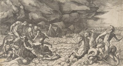 Neptune calmant la tempête qu