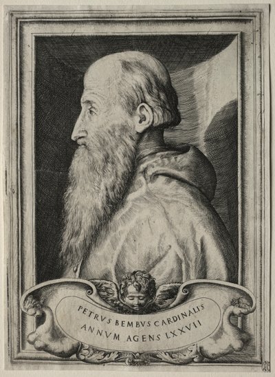 Portrait du Cardinal Pietro Bembo, 1547 - Giulio Bonasone